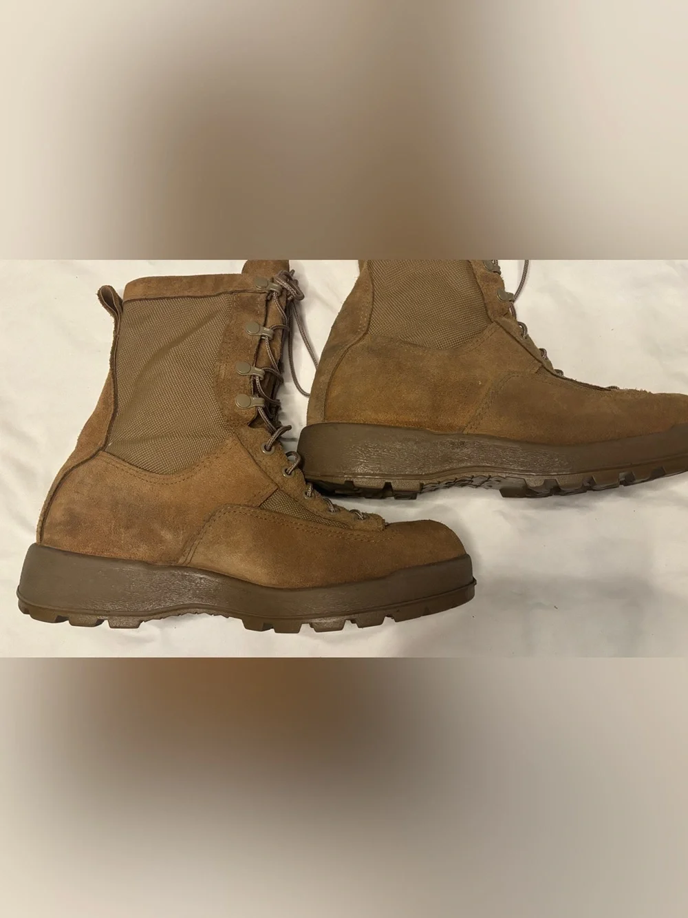 McRae US Army Combat Boots Coyote Brown Size 9W Wide Military Vibram 8430-01-632